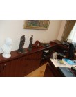 Тумба приставная к столу в обкладке натуральным деревом