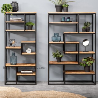 Стеллаж в стиле Лофт 003